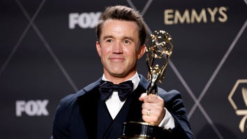 Rob McElhenney Watches NFL Playoffs on His Phone During 2023 Emmys